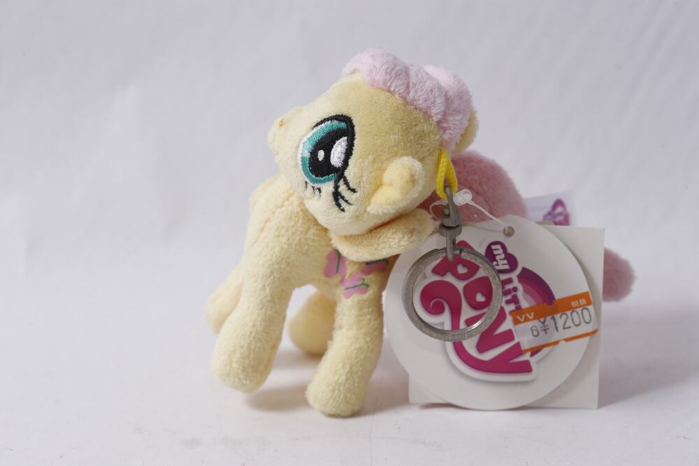 My Little Pony Fluttershy Plush Keychain or Ckip Charm Japanese ~ 260608-WH 660